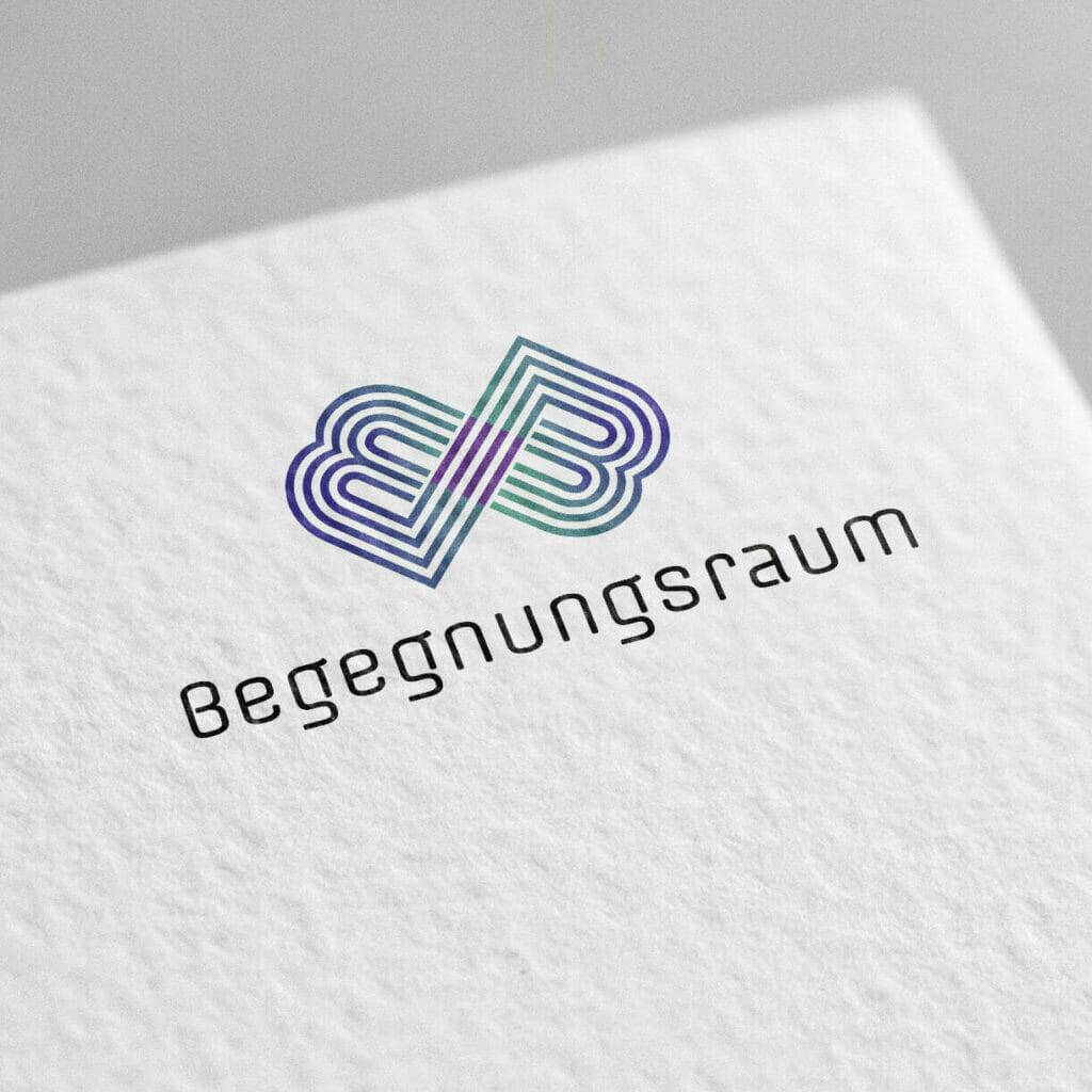 Logo der Firma Begegnungsraum auf einem Briefbogen