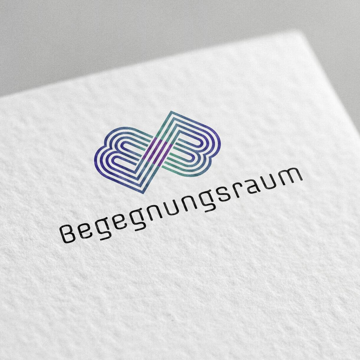 Logo der Firma Begegnungsraum auf Briefbogen