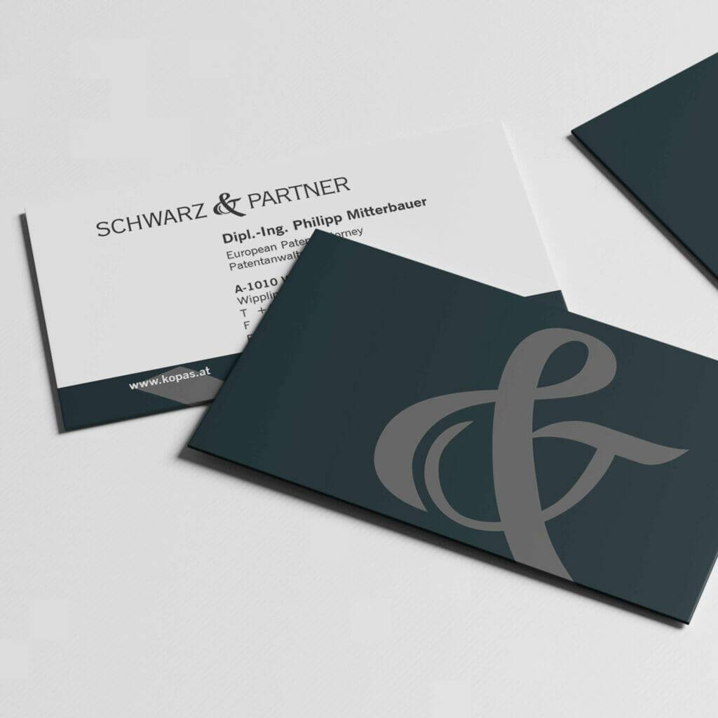 Visitenkarte Schwarz und Partner