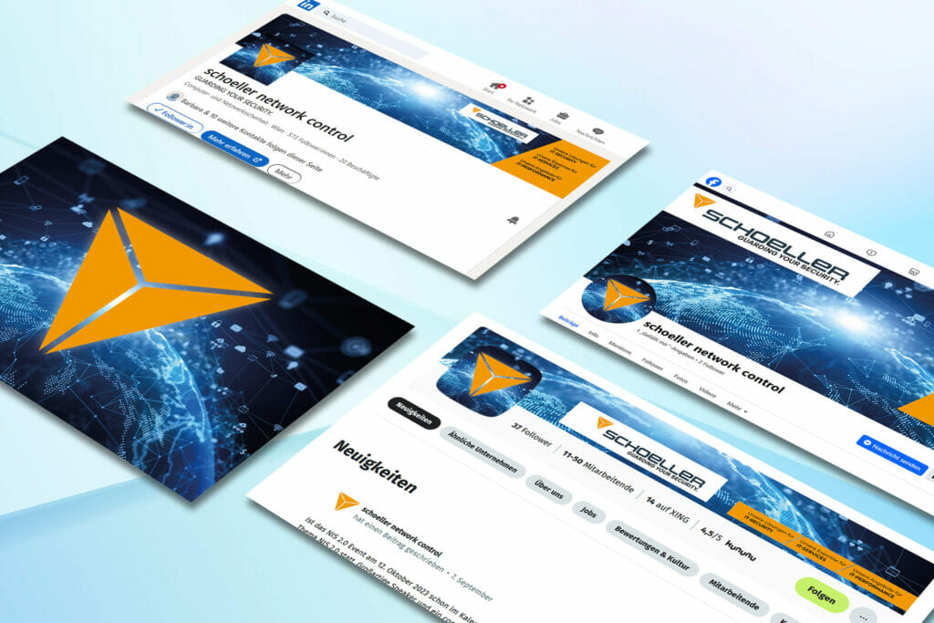 Schoeller Network Control Social-Media-Profilgestaltung